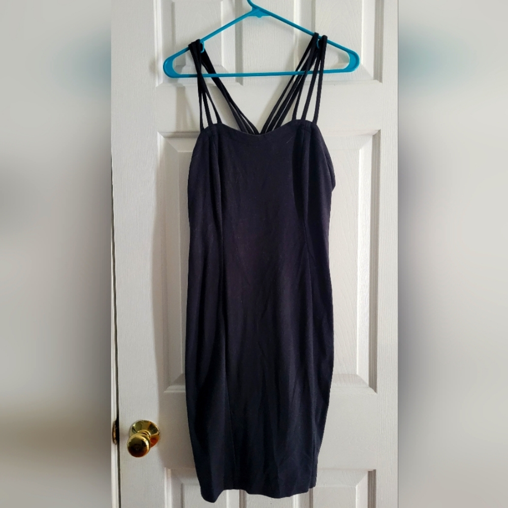 Vintage Strappy Black Size 13/14 Avon dress